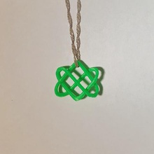 noeud celtique de l'amour pendentif bijoux art celte entrelacs cool la mode un trousseau clés porte-clés mariage collier des colliers pendentifs symbole 3d print model - Mito3D
