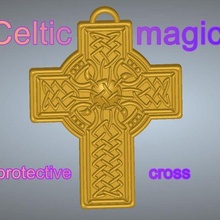 celtic magic protective cross accessory gift jewelry witch witcher sorcerer shaman tarot divination 3d print model cnc fashion magical crux cards box accessories small chestbox chest mistique mistical love symbol jewel valentine art anniversary toys plastic exclusive unique toy 3d print model - Mito3D