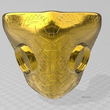 celta máscara a arte o celtic 3d print model - Mito3D