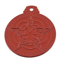 celtic pentacle protection pendant earing neck witch necklace keychain femj-64b 3d-print cnc fashion knot wiccan magic silver catholic protective cross sun flower evil eye mystic decoration decorative attracting grass valentine's day gold jewelry heart jewellery girl gift gifts capacity clay engraving milling carving woodcarving wood design art 3d print model - Mito3D
