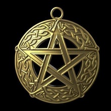 celtico pentagramma gioielleria pendente moda arte nodo stella vichingo 3d print model - Mito3D