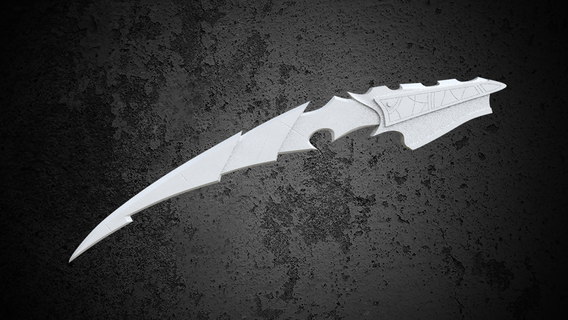 celtic predator large blade Various armour scar 3d print model - Mito3D