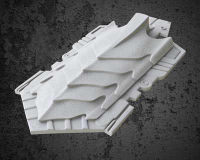 keltisch Raubtier Schenkel Rüstung verschiedene Narbe 3d print model - Mito3D