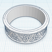 celtic ring jewelry 3d print model - Mito3D