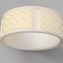 celtic ring jewelry embossed 3d print model - Mito3D