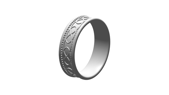 céltico anel ring jóia colares pingente esterlina ouro joalheria chaveiros brincos pulseiras 3d print model - Mito3D
