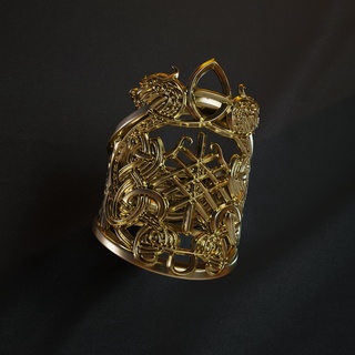 celtic ring viking jewel jewelry 3d print model - Mito3D