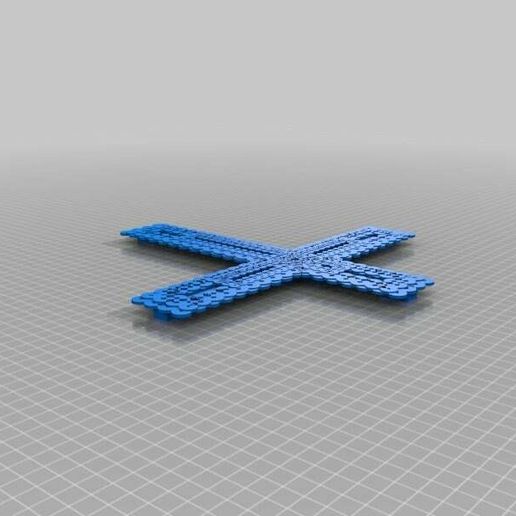 celtic weave cross hanging wall decor 3D print model - Mito3D