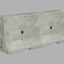 ciment barrière soutenir Jeu jeux 3d print model - Mito3D