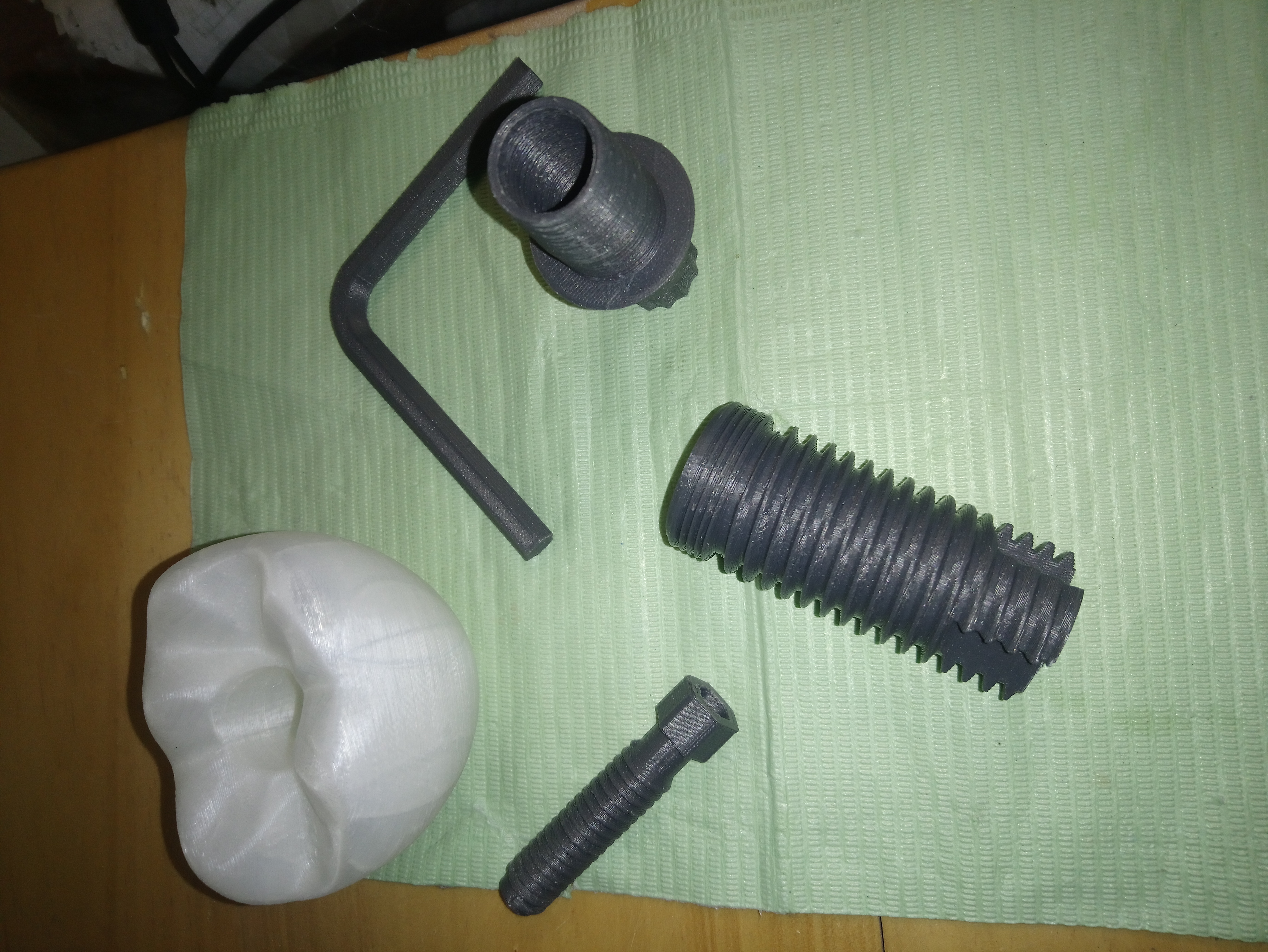 cimentado dental implantar coroa odontologia dente 3D print model - Mito3D