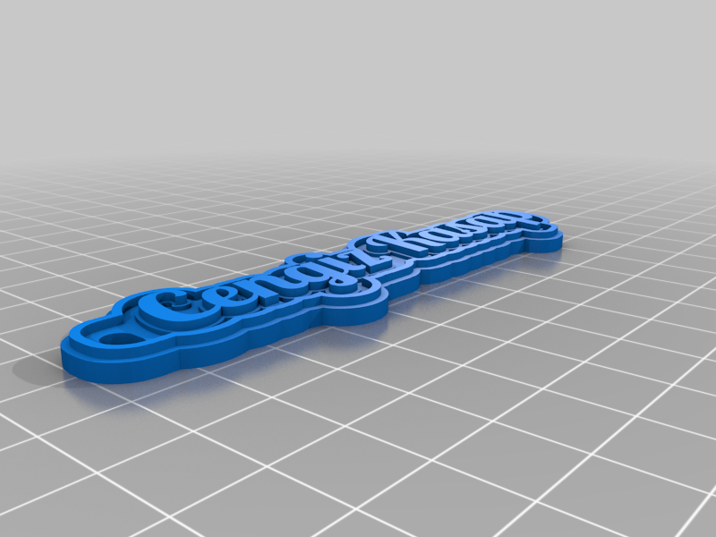 cengizkasap customized keychains 3D print model - Mito3D