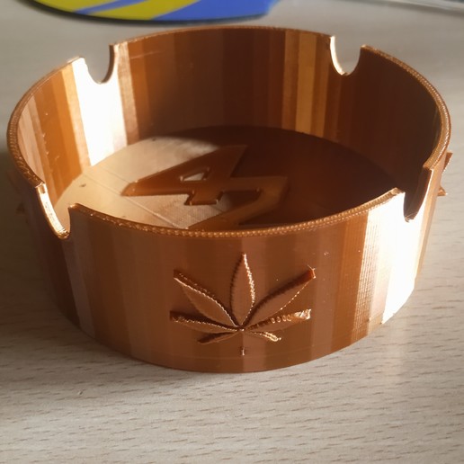 cenicero ashtray 420 home weed 3D print model - Mito3D