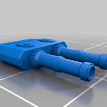 centauri weapons pack game toy weapon turret plasma mass driver cannon blaster 3d print model - Mito3D