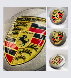 centre casquette Porsche 76mm 3d print model - Mito3D
