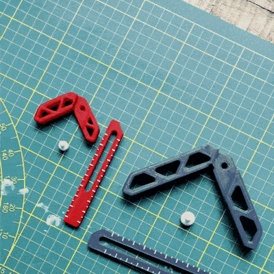 center finder markierung lineal 1 präzision werkzeug holzbearbeitung metallbearbeitung diy schreiben 3d druckbar magnetisch lager kompakt design tragbar einfach to produktivität booster messung werkstatt effizient time saving basteln 3d print model - Mito3D