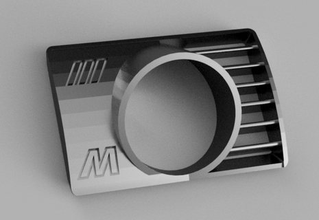 centre grille mod BMW e46 3d print model - Mito3D