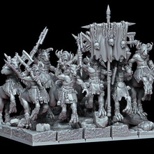Centigor uomini bestia gioco miniature bestiori palude ungor warhammer giochi tavolo guerra 3d print model - Mito3D
