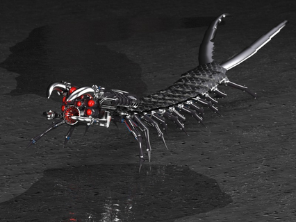centipede - mechanical Gadget robotics robots bots electronics 3d print model - Mito3D