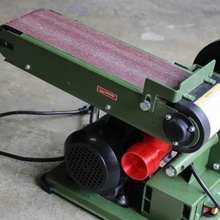 central machinery 4x36 belt sander wetdry vac sawdust collector tool sanding shop shopvac coupler 3d print model - Mito3D