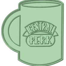 central perk friends cookie cutter tool 3d print model - Mito3D