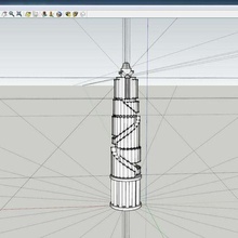 centrale Torre architettura edifici strutture 3d print model - Mito3D