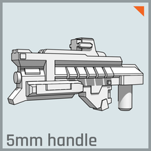 centralizer Transformatoren Waffe 5mm post Spiel gun 3d print model - Mito3D