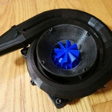 centrifugal compressor 120mm case fan conversion blower turbine 3d_printer_accessories 3d print model - Mito3D