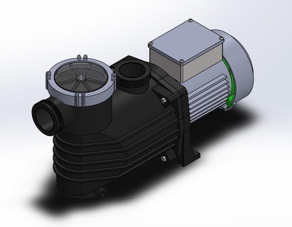 centrifuga pompa 3d print model - Mito3D