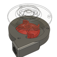 zentrifugal Pumpe 3d print model - Mito3D
