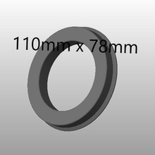 centring ring rims 110 mm 78 hub centric rings 3d print model - Mito3D
