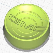 centro volante chevrolet c10 insignias logo gmc 3d print model - Mito3D