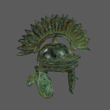 centurion helmet 3d scan art ancient artec greek roman scanner scans replicas 3d print model - Mito3D