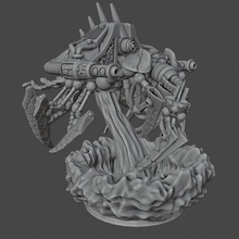 ceramehk arachnicon 40k necron monster robot spider insectoid android warhammer miniature 3d print model - Mito3D