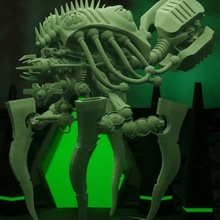 ceramehk profundidade perseguidor 40k necron miniatura jogos guerra assustador monstro modelo desgraça gigante morte 3d print model - Mito3D