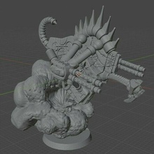 ceramehk gun drone 40k necron monster robot insectoid android warhammer miniature tomb blade 3d print model - Mito3D