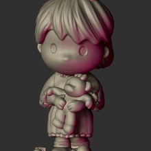 ceramic doll 3d print model - Mito3D