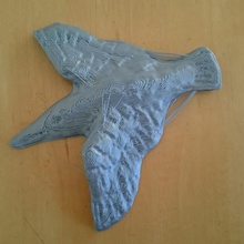 ceramic swallow art autodesk remake captured netfabb sculpture sculptures 3d print model - Mito3D