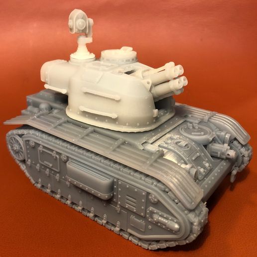 cerberus aaa araç Kurt kurdu topçu tank savaş oyunları masaüstü 40k Warhammer minyatür 3D print model - Mito3D