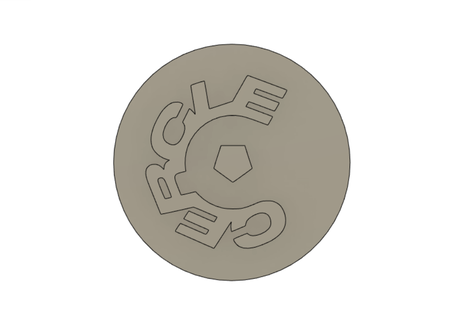 cerchio Bruges logo distintivo calcio jpl jupiler pro lega decorazione uomo grotta sport emblema Belgio agricoltori 3d print model - Mito3D