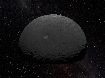 Ceres taslak 2 asteroit şafak cüce gezegen incelemek bulmak Uzay fizik astronomi 3d print model - Mito3D