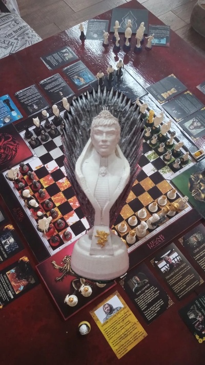 cersei lannister ajedrez trozo juego of tronos sigilo gameofthroneschesstales estás tamasi chess4 juegosdemesa targaryen 3d print model - Mito3D