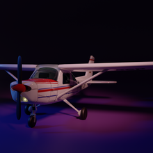 Cessna 152 avião miniatura arte cessna152 céu resina sla brinquedo decoração estatuetas mini escrivaninha gadget 3d print model - Mito3D