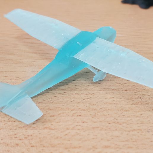 cessna 172 Skyhawk 1 144 miniatura aeronave escala 3D print model - Mito3D