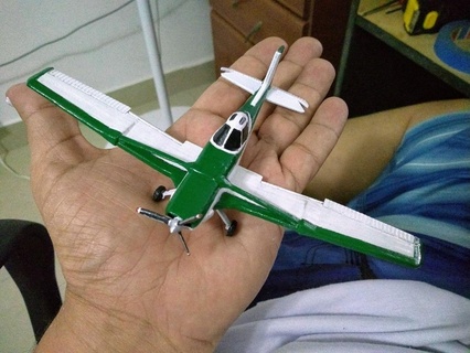 Cessna 188 modelo escala passatempo 3d print model - Mito3D