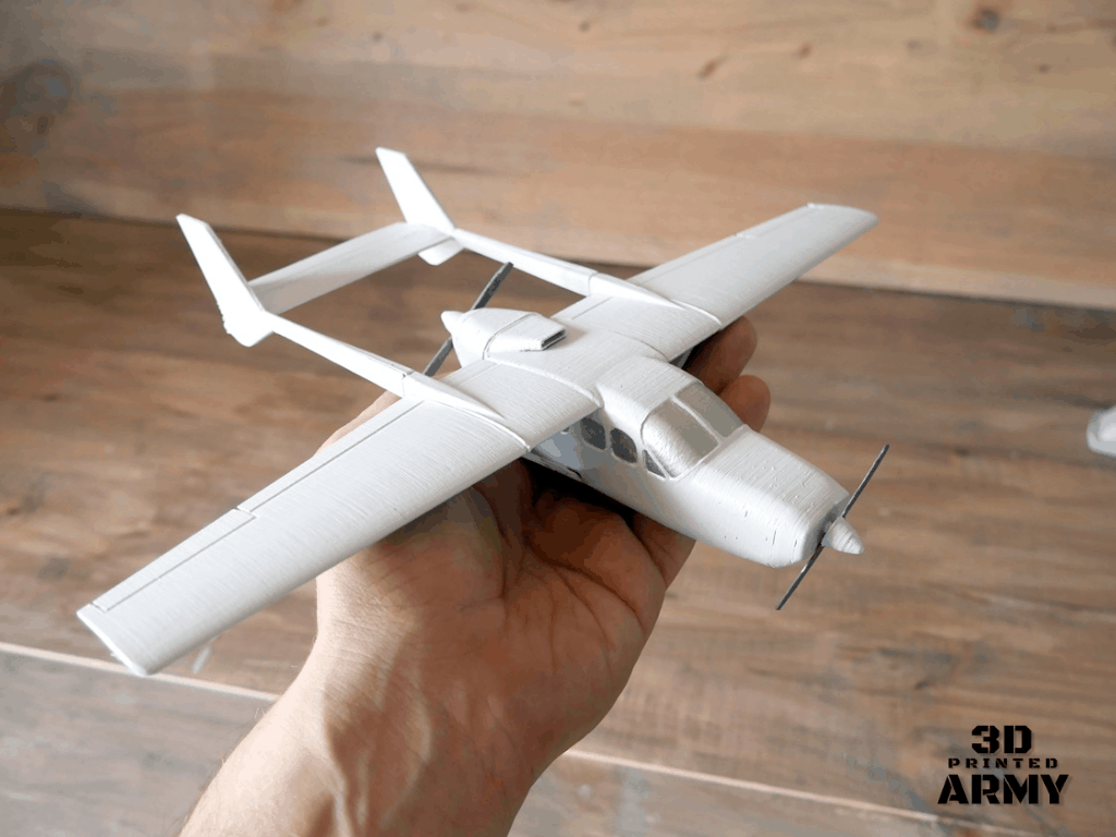 Cessna 337 gökyüzü ustası 3D print model - Mito3D