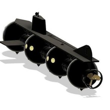 cetace homem atlantis arte modelo submarino modelos 3d print model - Mito3D