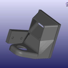 cetus3d fan duct dicker pre-Produktion version tool 3d-Drucker Teile cetus fan-duct tiertime up3d 3d print model - Mito3D