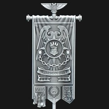 cf afiş bölüm oyun Uzay denizciler becerikli Yıldızlar Warhammer warhammer40k Warhammerk 40000 40k savaş oyunları imperium kızıl yumruk kral dormuş Antik 3d print model - Mito3D