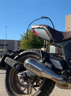 cfmoto 700 cl x patrimonio lateral asiento cubierta carcasa funda motocicleta 3d print model - Mito3D