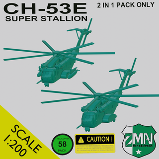 ch 53e super garanhão 2 1 53 ch53 helicóptero militares ch53e 3d print model - Mito3D